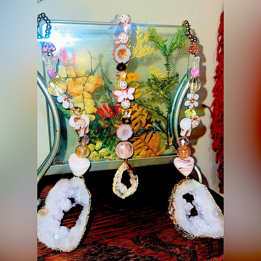 Beautiful, one of a kind, handmade sun catchers.